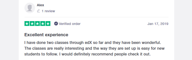 edx trustpilot review