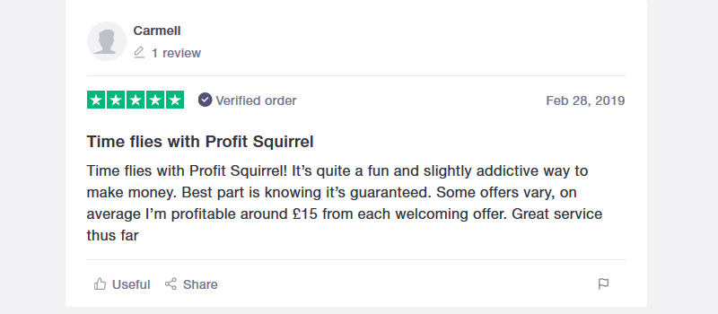 profit squirrel trustpilot