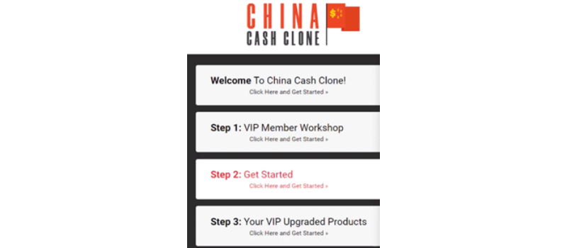 china cash clone dashboard