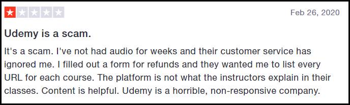 is udemy a scam