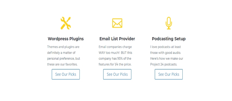Project 24 provides WordPress Plugins, Podcasting Setup & Email List Provider