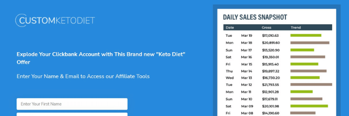 Custom Keto Diet affiliate program