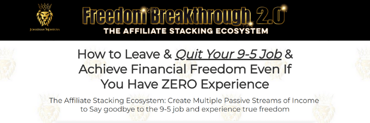 Freedom Breakthrough 2.0 Stacking affiliate ecosystem