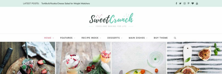 Cheer up Food Blog WordPress Theme