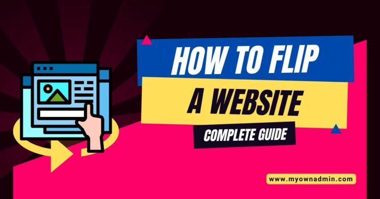 How to flip a website