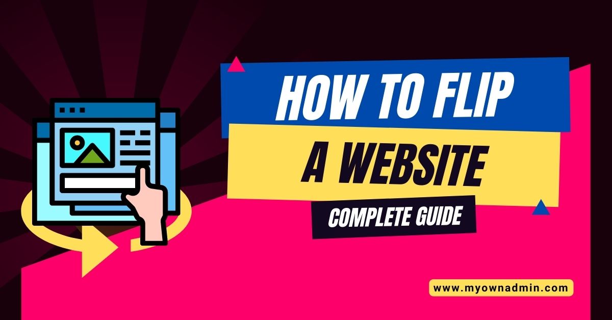 How to flip a website