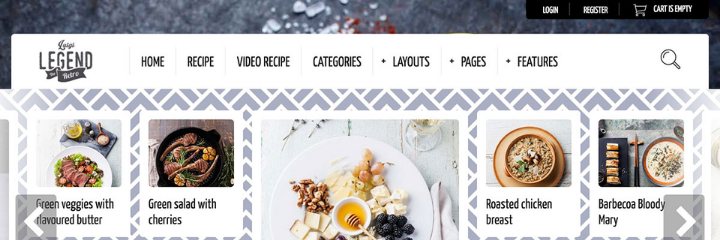 Neptune Food Blog WordPress Theme