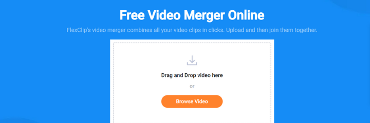 FlexClip Free Video Merger