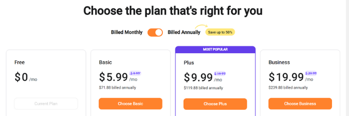 FlexClip Pricing