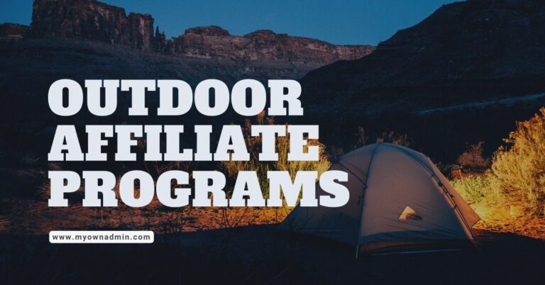 Outdoor Affiliate Programs