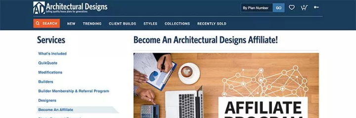 Architectural Designs Affiliate Program